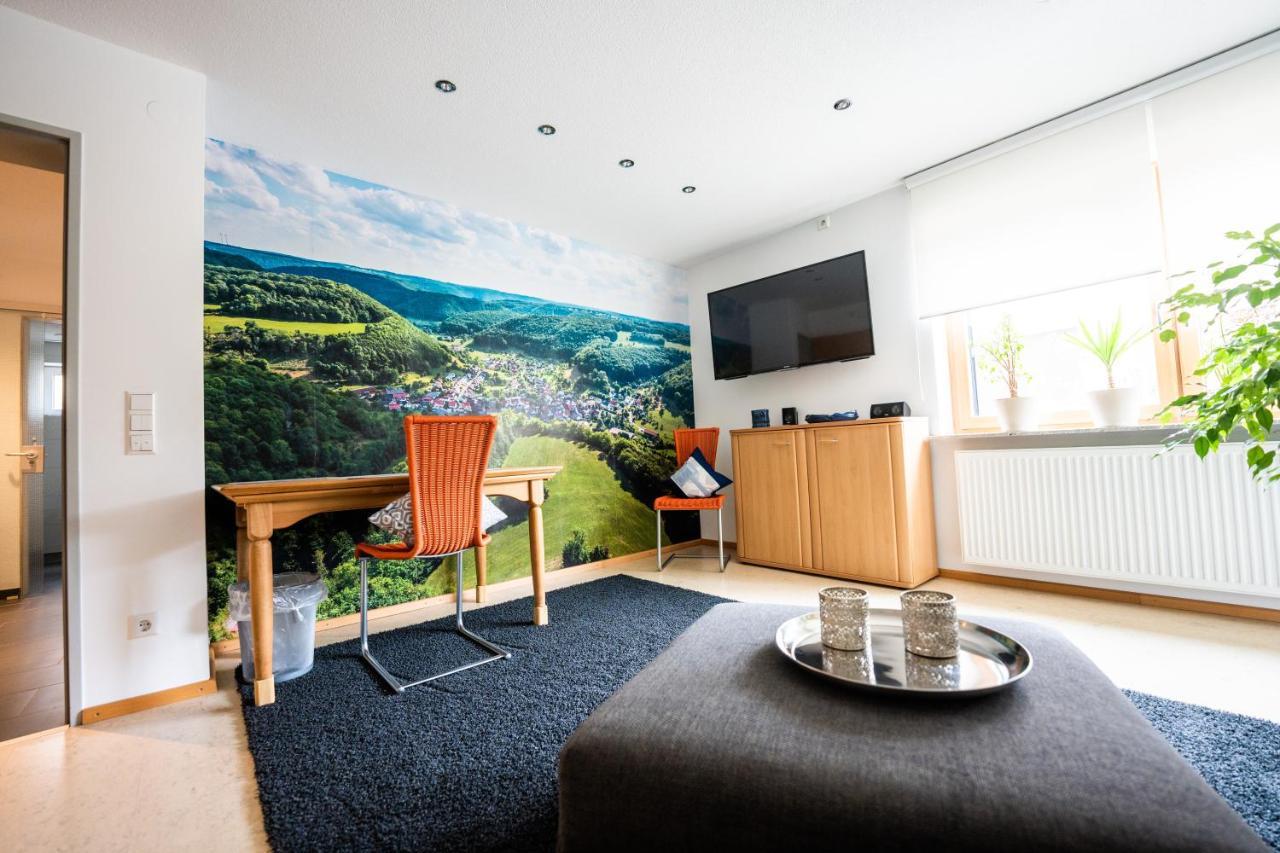 Laendliche 2-Zimmer Wohnung Bad Ditzenbach Extérieur photo