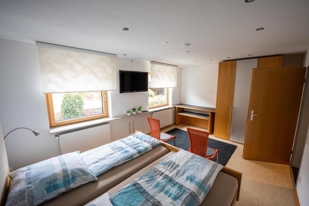 Laendliche 2-Zimmer Wohnung Bad Ditzenbach Extérieur photo